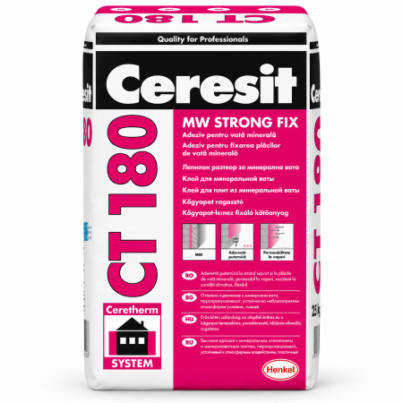 Adeziv pentru vata minerala Ceresit CT 180, 25 kg